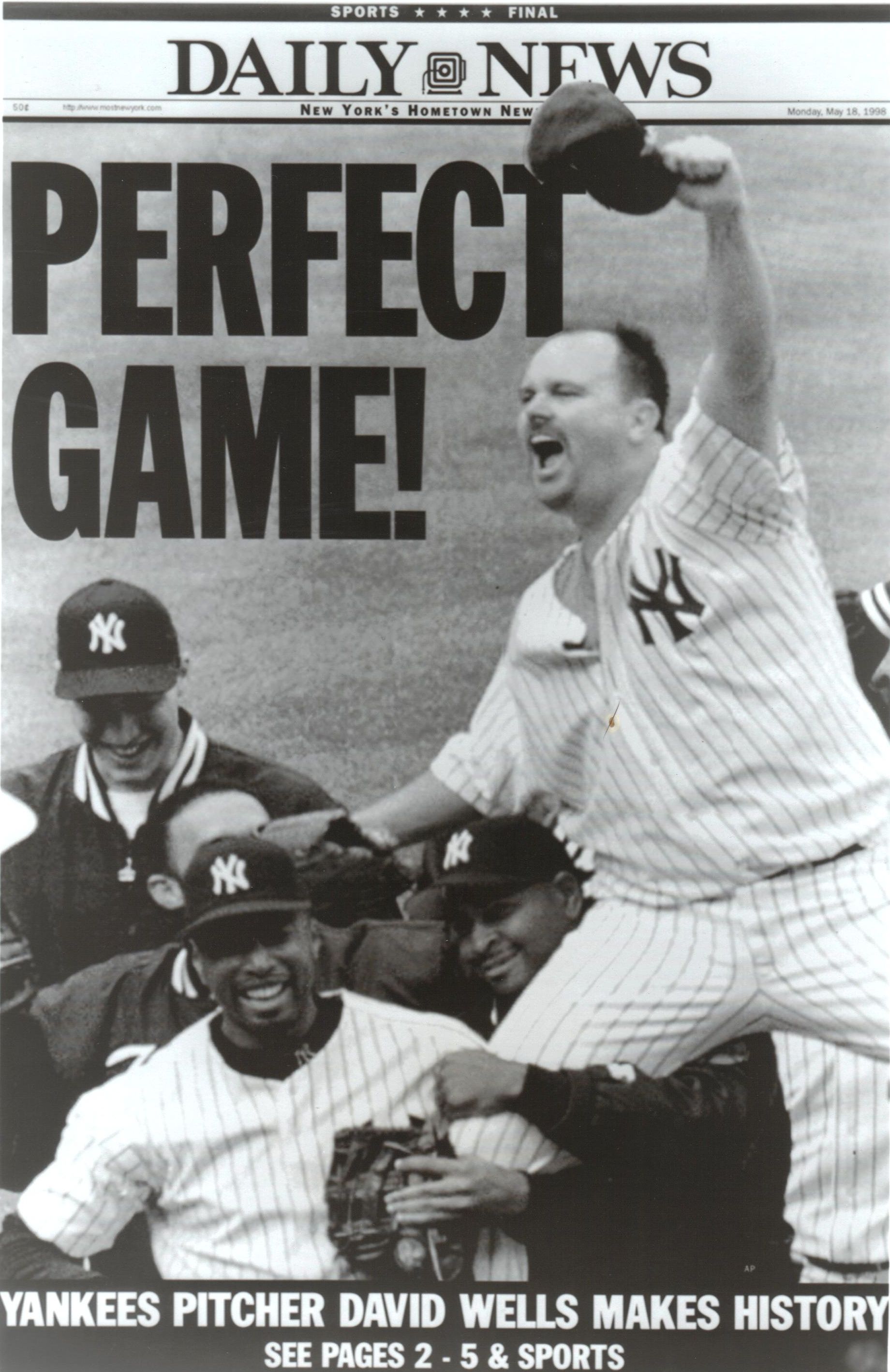 Daily News Cover of David Wells