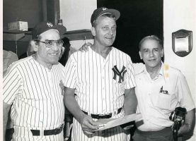 Yogi Berra, Roger Maris, Lou Requena